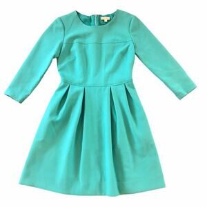 Shoshanna 3/4 Sleeve Ponte Knit Dress Seafoam Mint Green